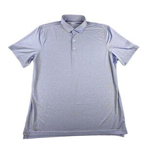 Johnnie-O Golf Polo Shirt XL Light Purple Performance Causal *Logo